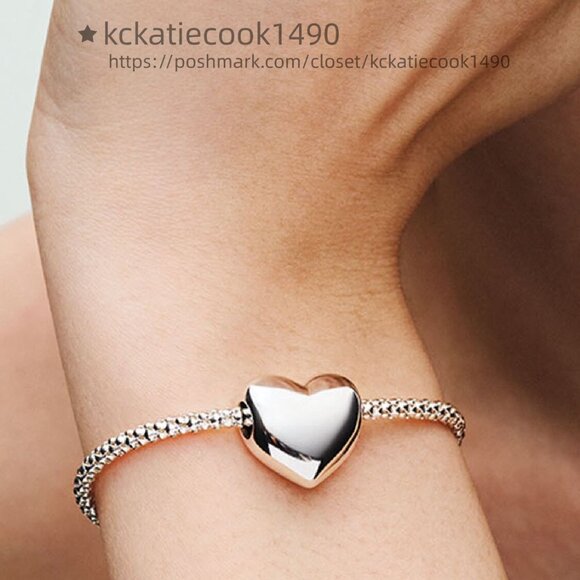 Pandora Be Love Engravable Large Heart Charm - Picture 5 of 7